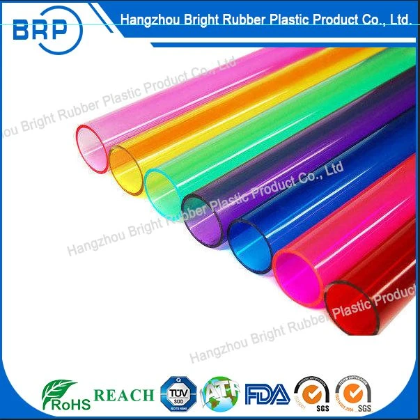 Colorful Exterior Sandblasted Or Frosted Acrylic Tube